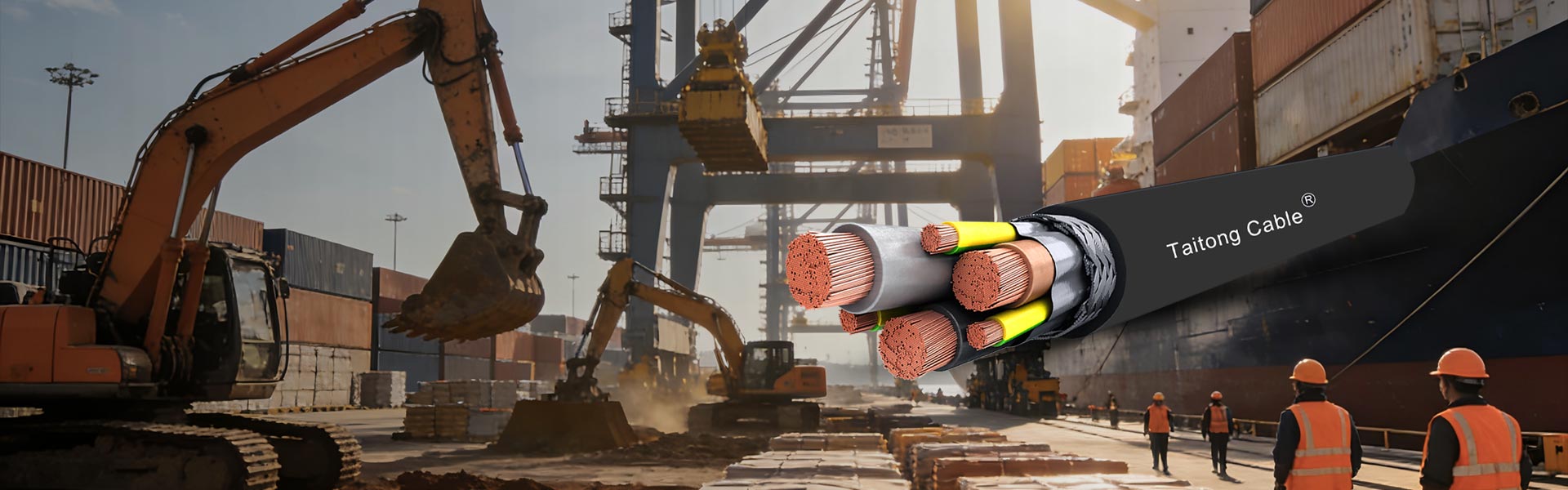 Særlige kabler med gummibeklædning